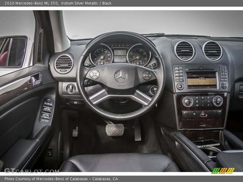 Iridium Silver Metallic / Black 2010 Mercedes-Benz ML 350