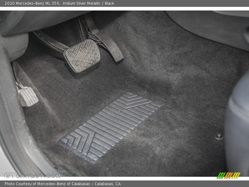 Iridium Silver Metallic / Black 2010 Mercedes-Benz ML 350
