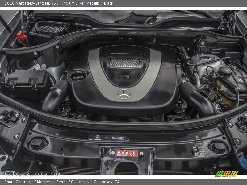 Iridium Silver Metallic / Black 2010 Mercedes-Benz ML 350