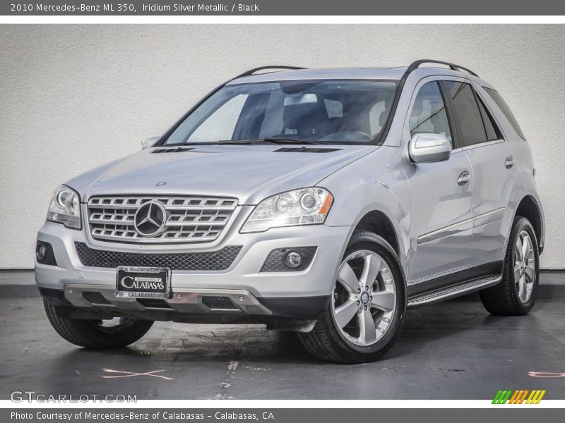 Iridium Silver Metallic / Black 2010 Mercedes-Benz ML 350