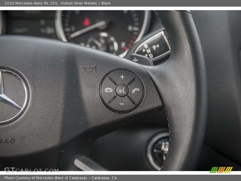 Iridium Silver Metallic / Black 2010 Mercedes-Benz ML 350