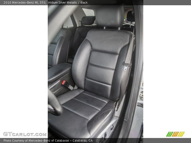 Iridium Silver Metallic / Black 2010 Mercedes-Benz ML 350
