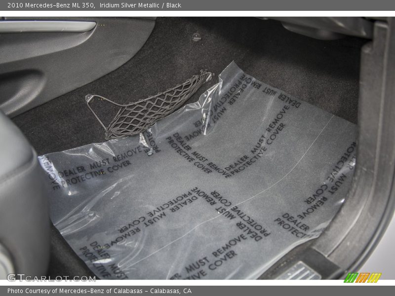 Iridium Silver Metallic / Black 2010 Mercedes-Benz ML 350