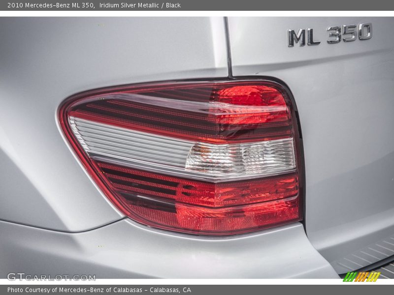 Iridium Silver Metallic / Black 2010 Mercedes-Benz ML 350