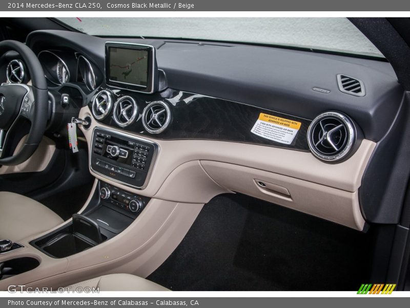 Cosmos Black Metallic / Beige 2014 Mercedes-Benz CLA 250