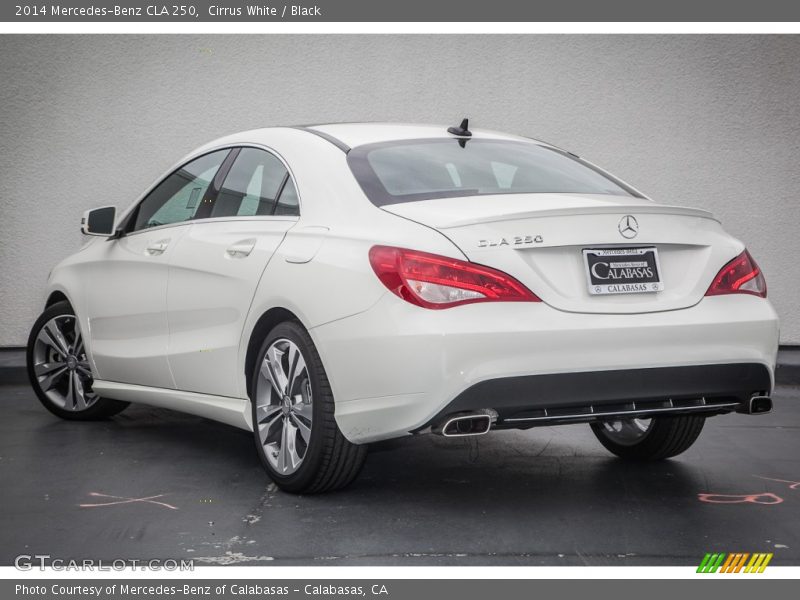 Cirrus White / Black 2014 Mercedes-Benz CLA 250