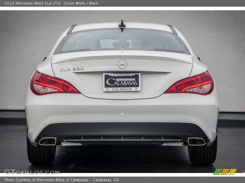 Cirrus White / Black 2014 Mercedes-Benz CLA 250