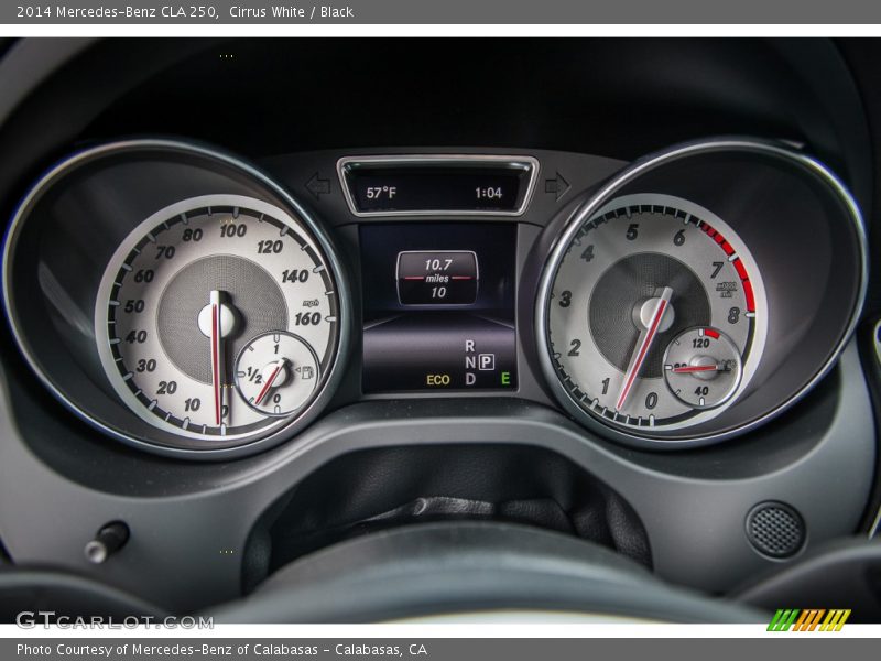Cirrus White / Black 2014 Mercedes-Benz CLA 250