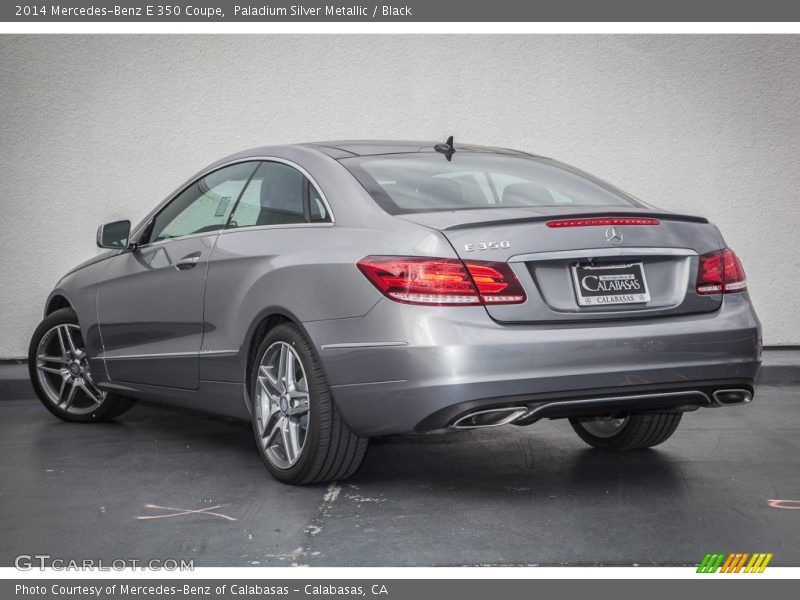 Paladium Silver Metallic / Black 2014 Mercedes-Benz E 350 Coupe