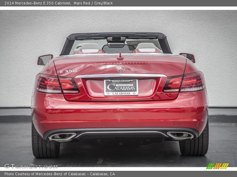 Mars Red / Grey/Black 2014 Mercedes-Benz E 350 Cabriolet