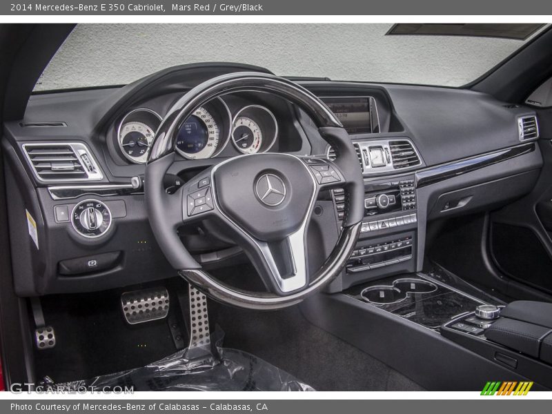 Mars Red / Grey/Black 2014 Mercedes-Benz E 350 Cabriolet