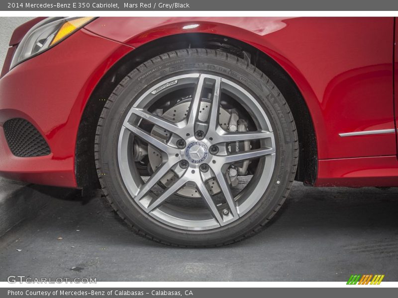 Mars Red / Grey/Black 2014 Mercedes-Benz E 350 Cabriolet