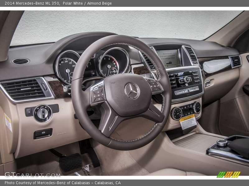 Polar White / Almond Beige 2014 Mercedes-Benz ML 350