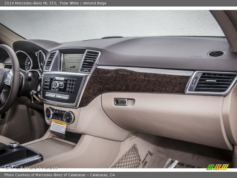 Polar White / Almond Beige 2014 Mercedes-Benz ML 350