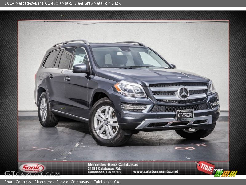 Steel Grey Metallic / Black 2014 Mercedes-Benz GL 450 4Matic
