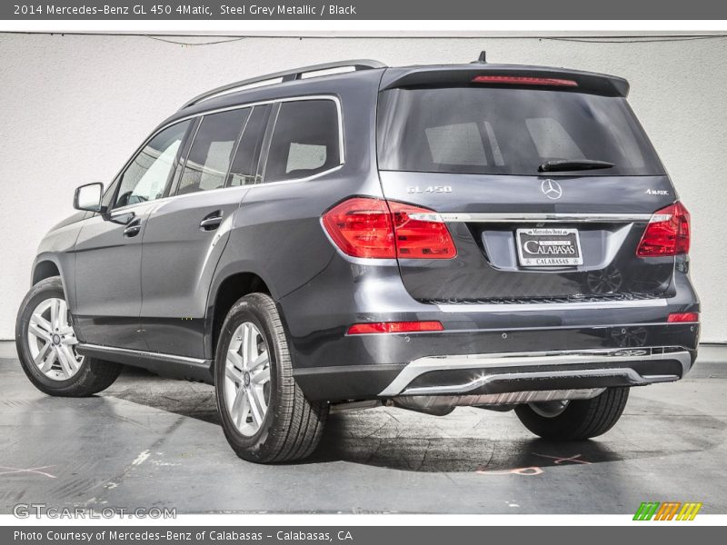 Steel Grey Metallic / Black 2014 Mercedes-Benz GL 450 4Matic