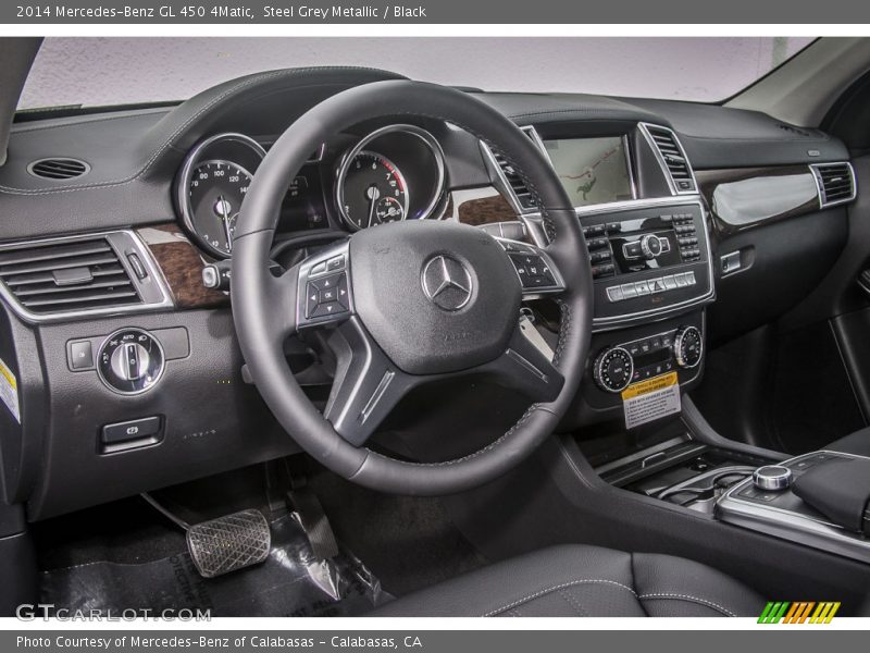 Steel Grey Metallic / Black 2014 Mercedes-Benz GL 450 4Matic