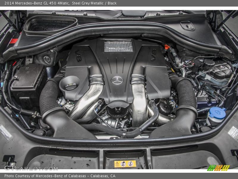 Steel Grey Metallic / Black 2014 Mercedes-Benz GL 450 4Matic