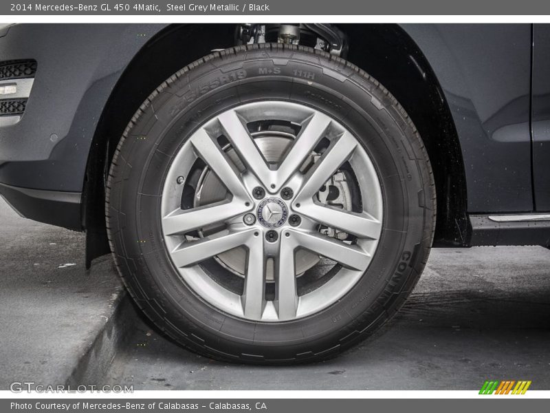 Steel Grey Metallic / Black 2014 Mercedes-Benz GL 450 4Matic