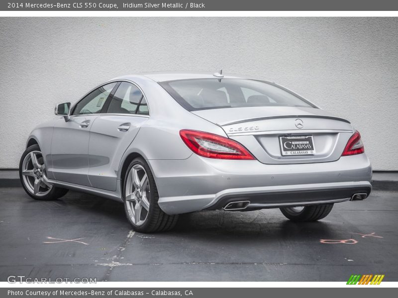 Iridium Silver Metallic / Black 2014 Mercedes-Benz CLS 550 Coupe