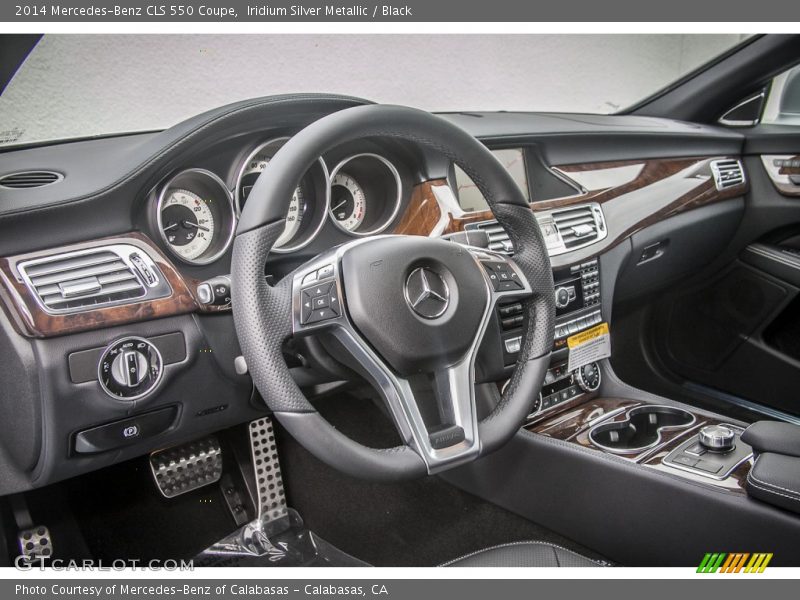 Iridium Silver Metallic / Black 2014 Mercedes-Benz CLS 550 Coupe
