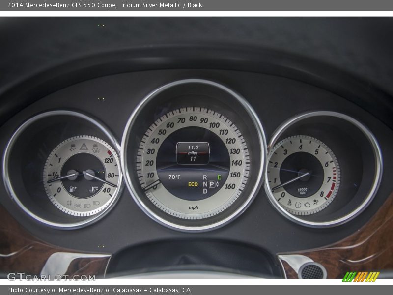 Iridium Silver Metallic / Black 2014 Mercedes-Benz CLS 550 Coupe