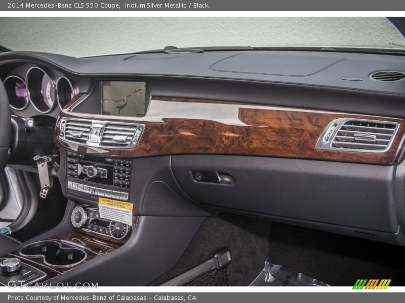 Iridium Silver Metallic / Black 2014 Mercedes-Benz CLS 550 Coupe