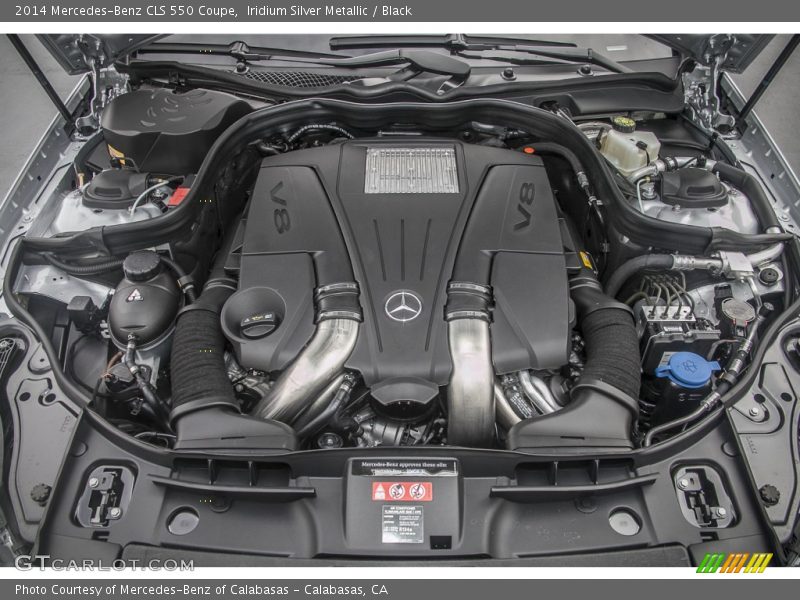Iridium Silver Metallic / Black 2014 Mercedes-Benz CLS 550 Coupe