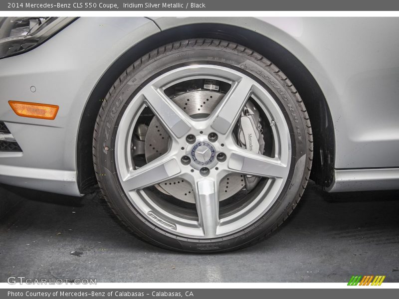 Iridium Silver Metallic / Black 2014 Mercedes-Benz CLS 550 Coupe