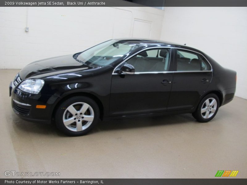 Black Uni / Anthracite 2009 Volkswagen Jetta SE Sedan