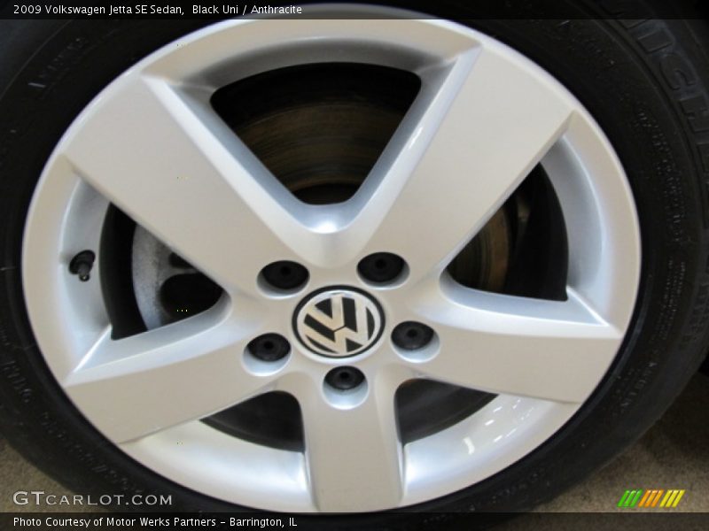 Black Uni / Anthracite 2009 Volkswagen Jetta SE Sedan