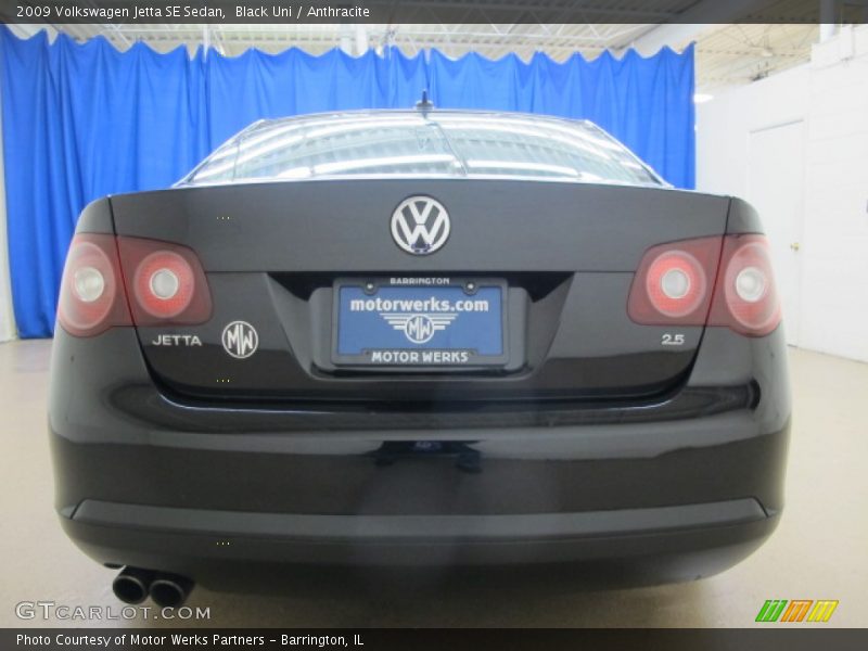 Black Uni / Anthracite 2009 Volkswagen Jetta SE Sedan