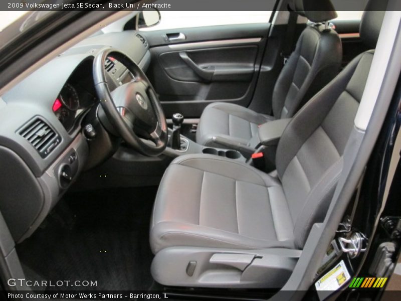 Black Uni / Anthracite 2009 Volkswagen Jetta SE Sedan