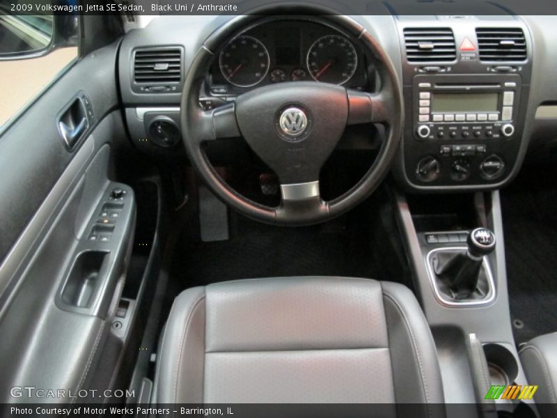 Black Uni / Anthracite 2009 Volkswagen Jetta SE Sedan