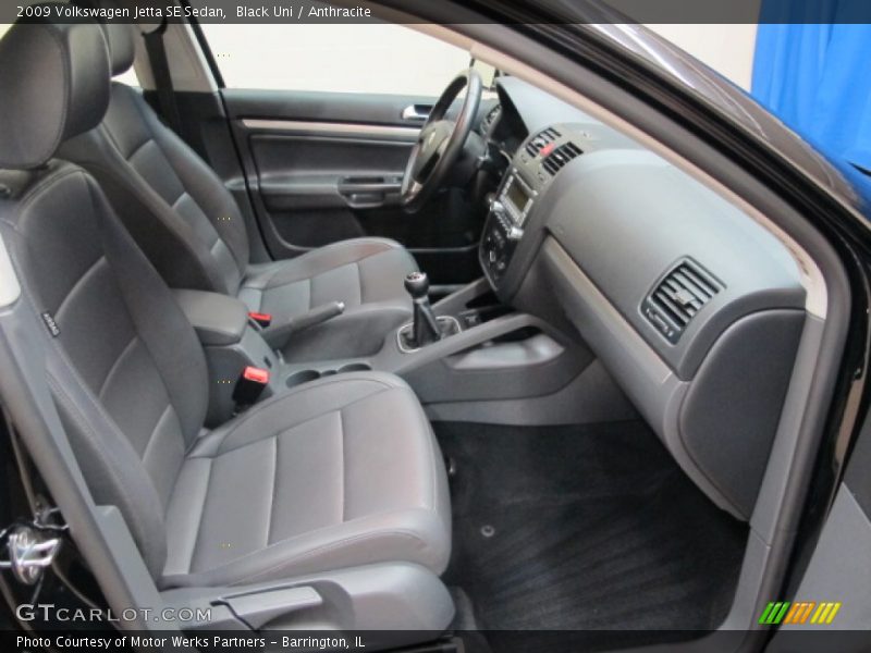 Black Uni / Anthracite 2009 Volkswagen Jetta SE Sedan