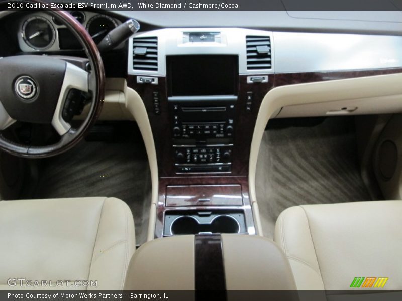 White Diamond / Cashmere/Cocoa 2010 Cadillac Escalade ESV Premium AWD