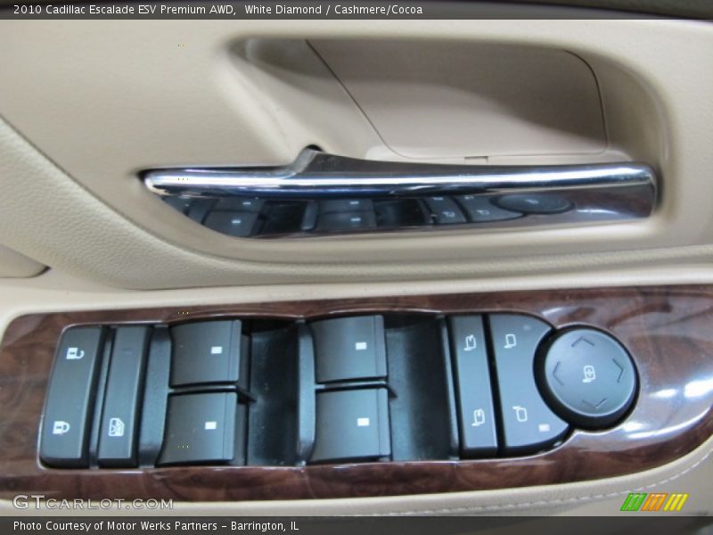 White Diamond / Cashmere/Cocoa 2010 Cadillac Escalade ESV Premium AWD