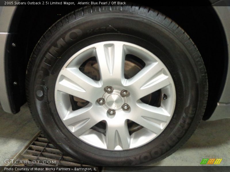 Atlantic Blue Pearl / Off Black 2005 Subaru Outback 2.5i Limited Wagon