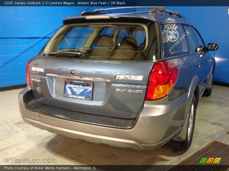 Atlantic Blue Pearl / Off Black 2005 Subaru Outback 2.5i Limited Wagon