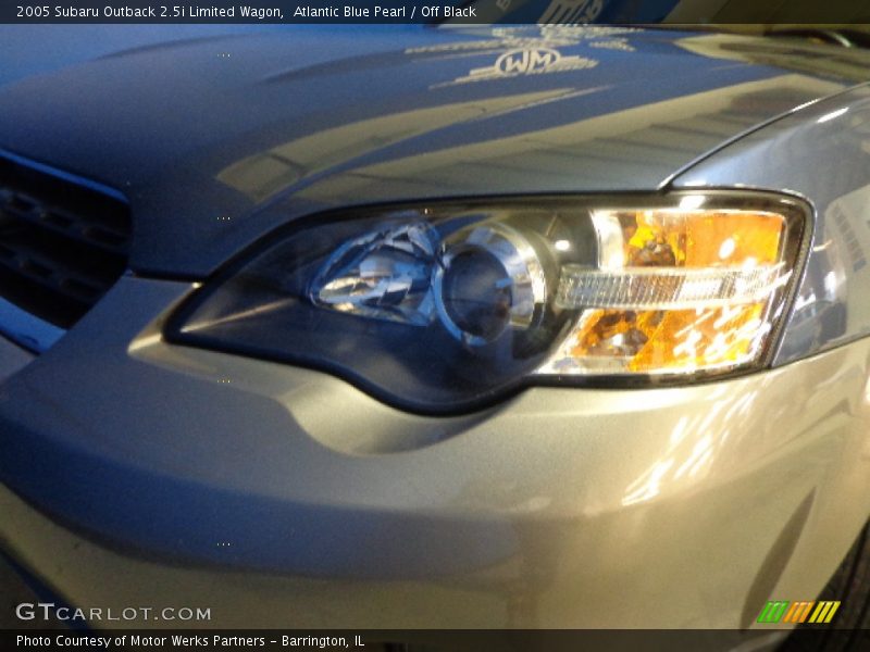 Atlantic Blue Pearl / Off Black 2005 Subaru Outback 2.5i Limited Wagon