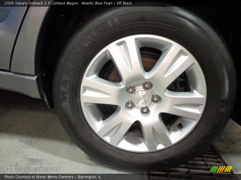 Atlantic Blue Pearl / Off Black 2005 Subaru Outback 2.5i Limited Wagon
