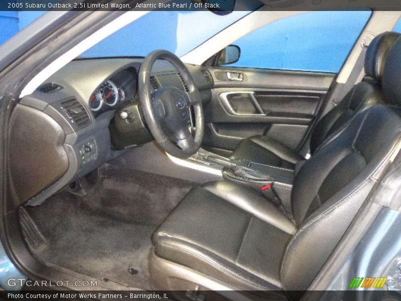 Atlantic Blue Pearl / Off Black 2005 Subaru Outback 2.5i Limited Wagon
