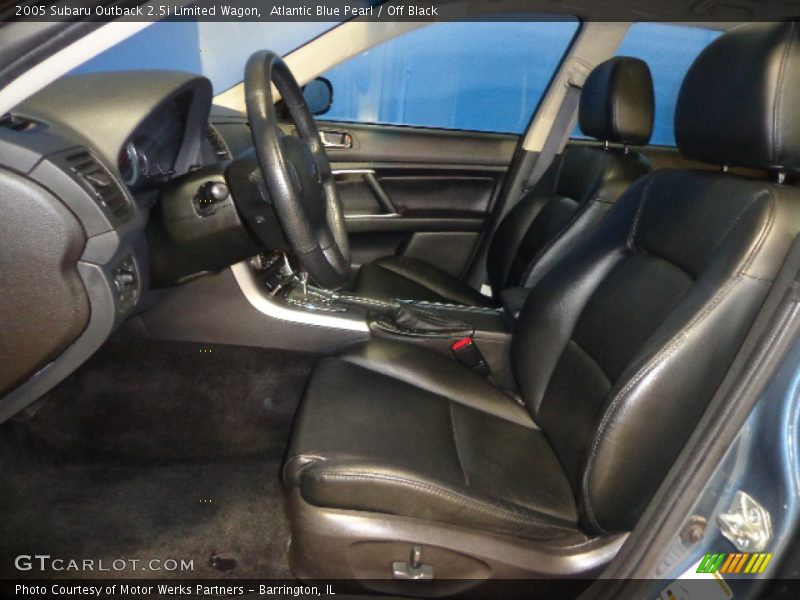 Atlantic Blue Pearl / Off Black 2005 Subaru Outback 2.5i Limited Wagon