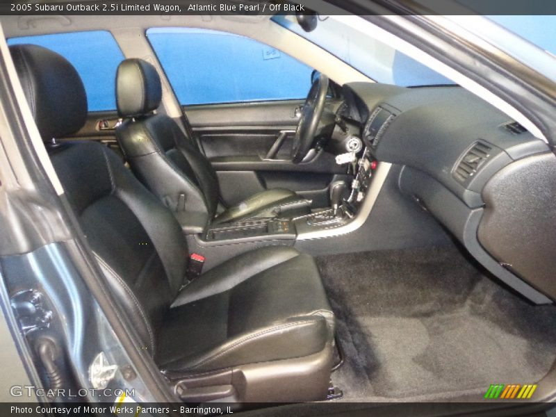 Atlantic Blue Pearl / Off Black 2005 Subaru Outback 2.5i Limited Wagon
