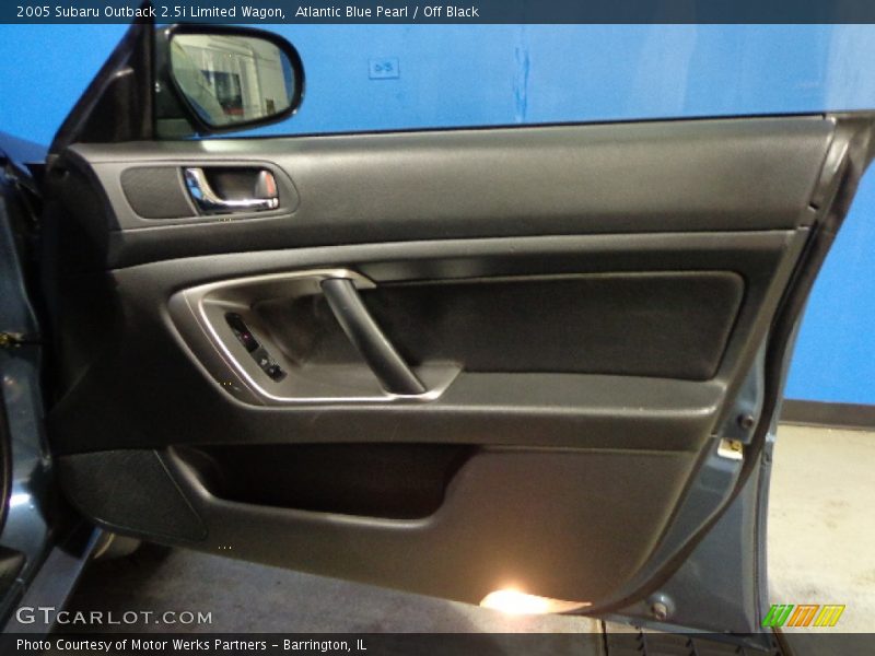 Atlantic Blue Pearl / Off Black 2005 Subaru Outback 2.5i Limited Wagon