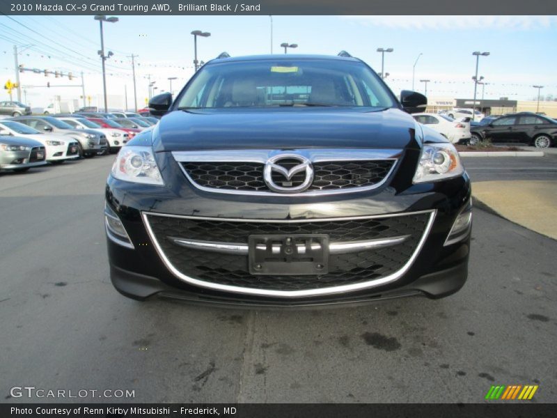 Brilliant Black / Sand 2010 Mazda CX-9 Grand Touring AWD