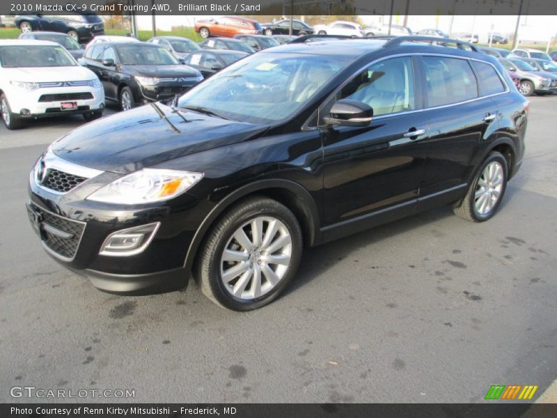 Brilliant Black / Sand 2010 Mazda CX-9 Grand Touring AWD