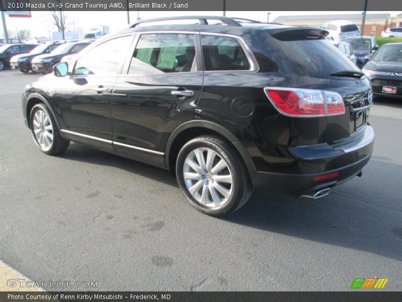 Brilliant Black / Sand 2010 Mazda CX-9 Grand Touring AWD
