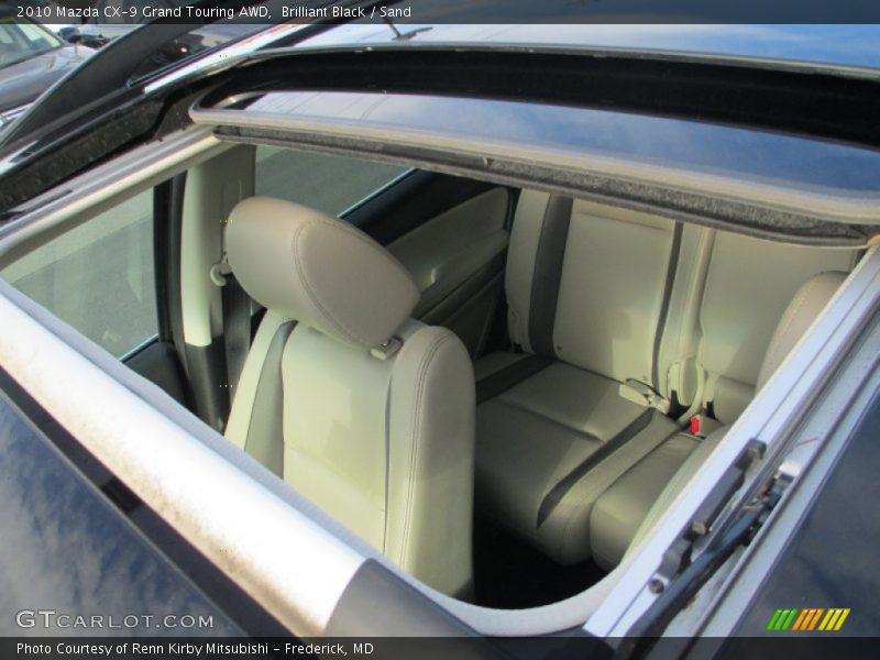 Brilliant Black / Sand 2010 Mazda CX-9 Grand Touring AWD