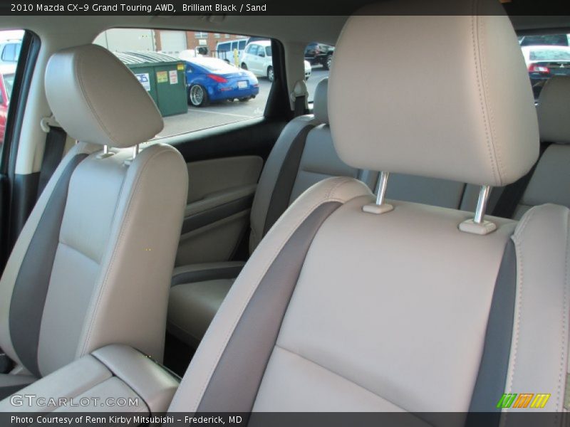 Brilliant Black / Sand 2010 Mazda CX-9 Grand Touring AWD
